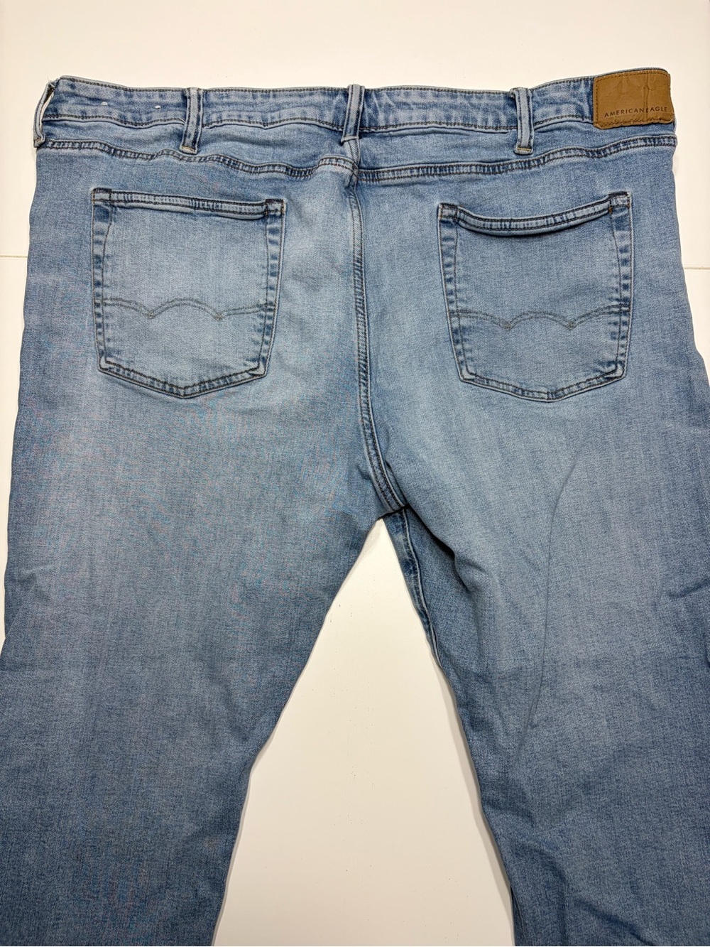 American Eagle Outfitters Light Blue Slim Straight Jeans - Picture 2 of 5
